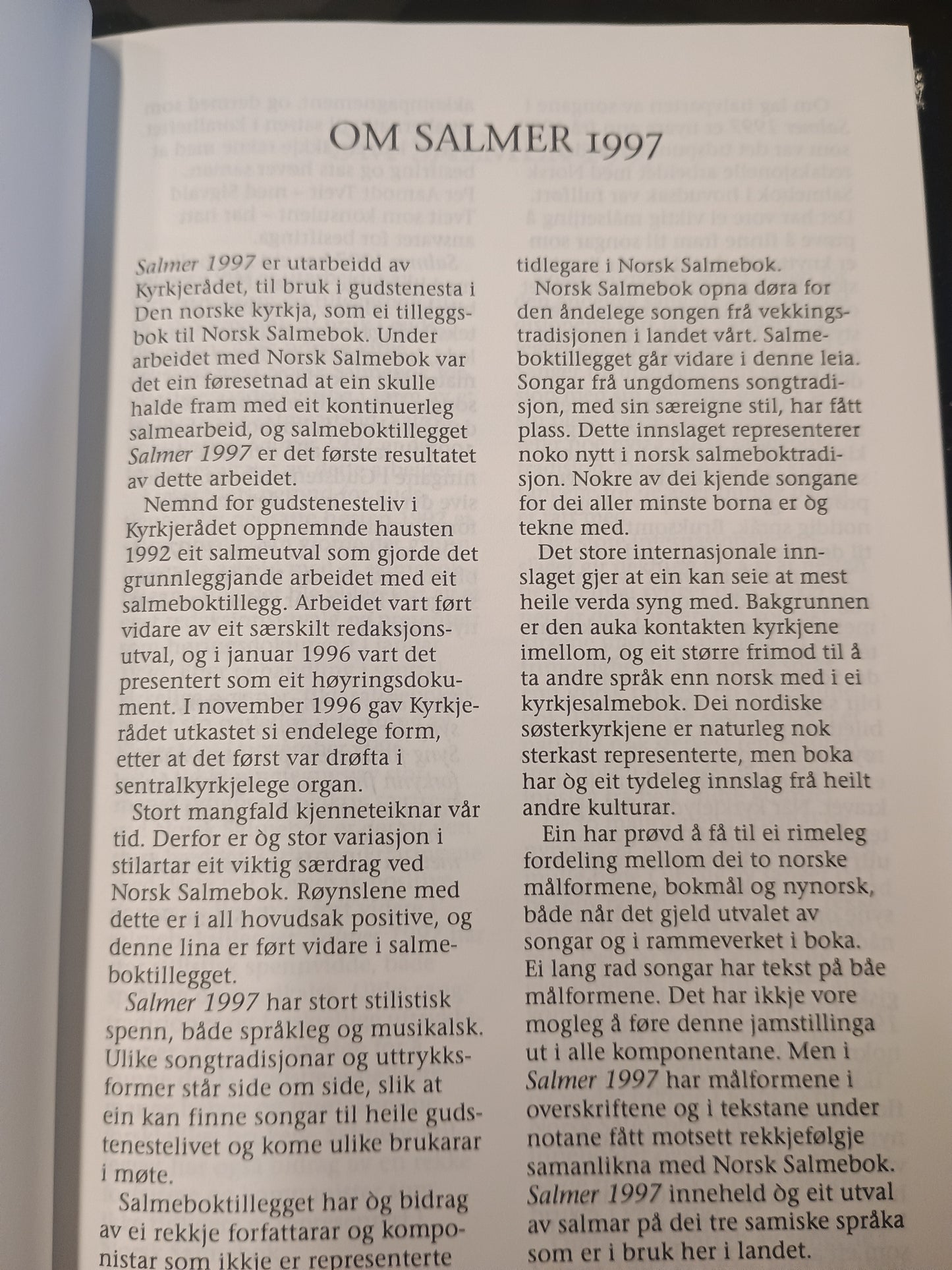 Salmer 1997