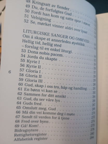 Bli lys, Salmer og fortellinger