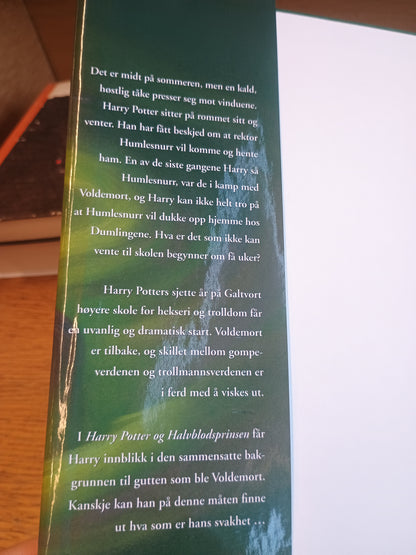 Harry Potter og Halvbrorsprinsen, J. K. Rowling