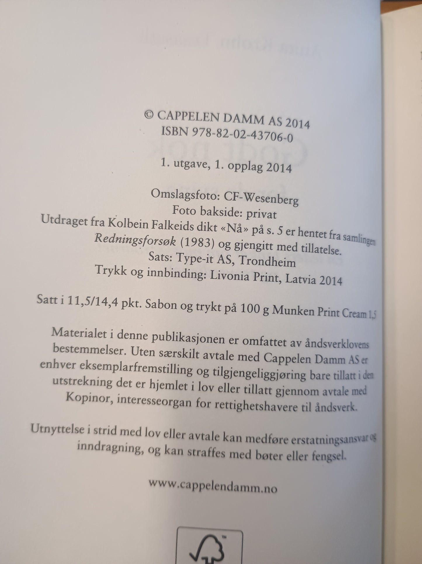 Godt nok for de svina, Anita Krohn Traaseth