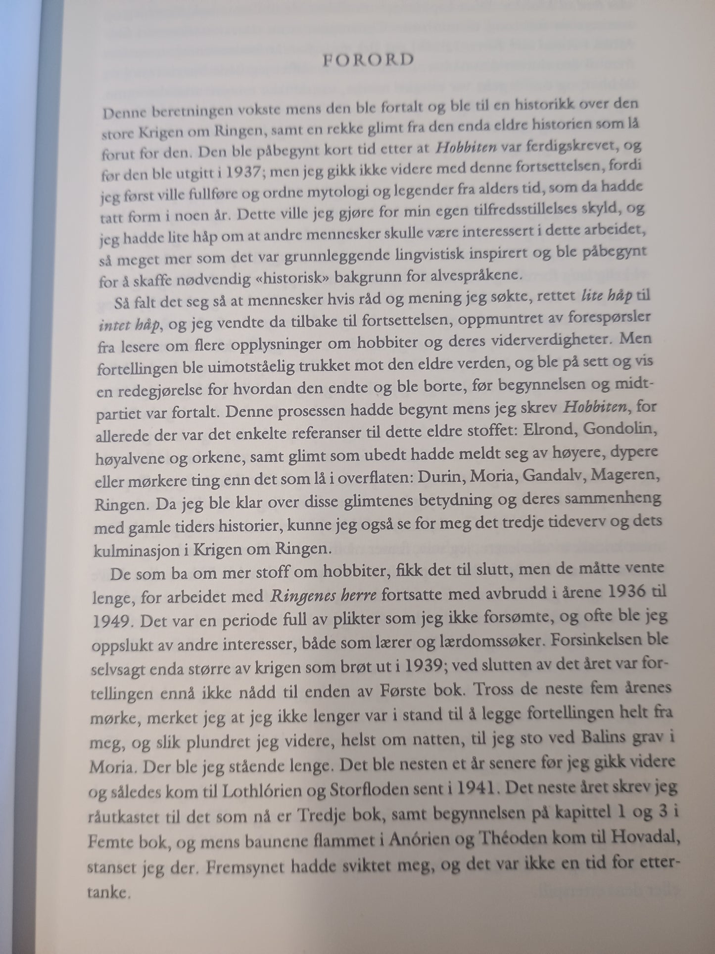 Ringenes Herre, J. R. R. Tolkien