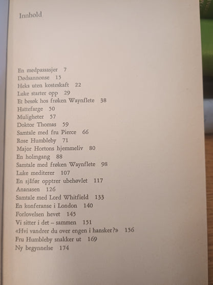 Mord er ingen sak, Agatha Christie