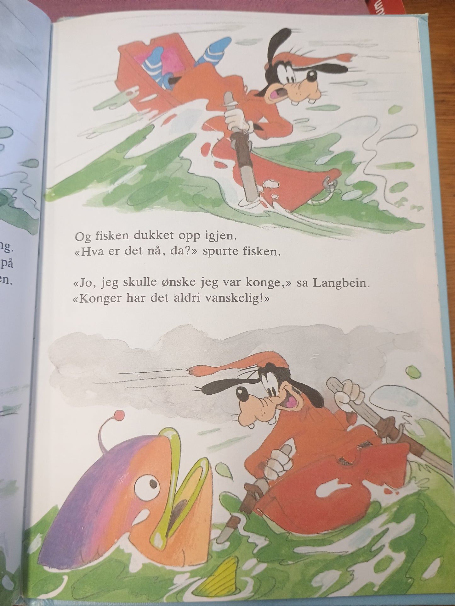 Langbein og tryllefisken, Walt Disney