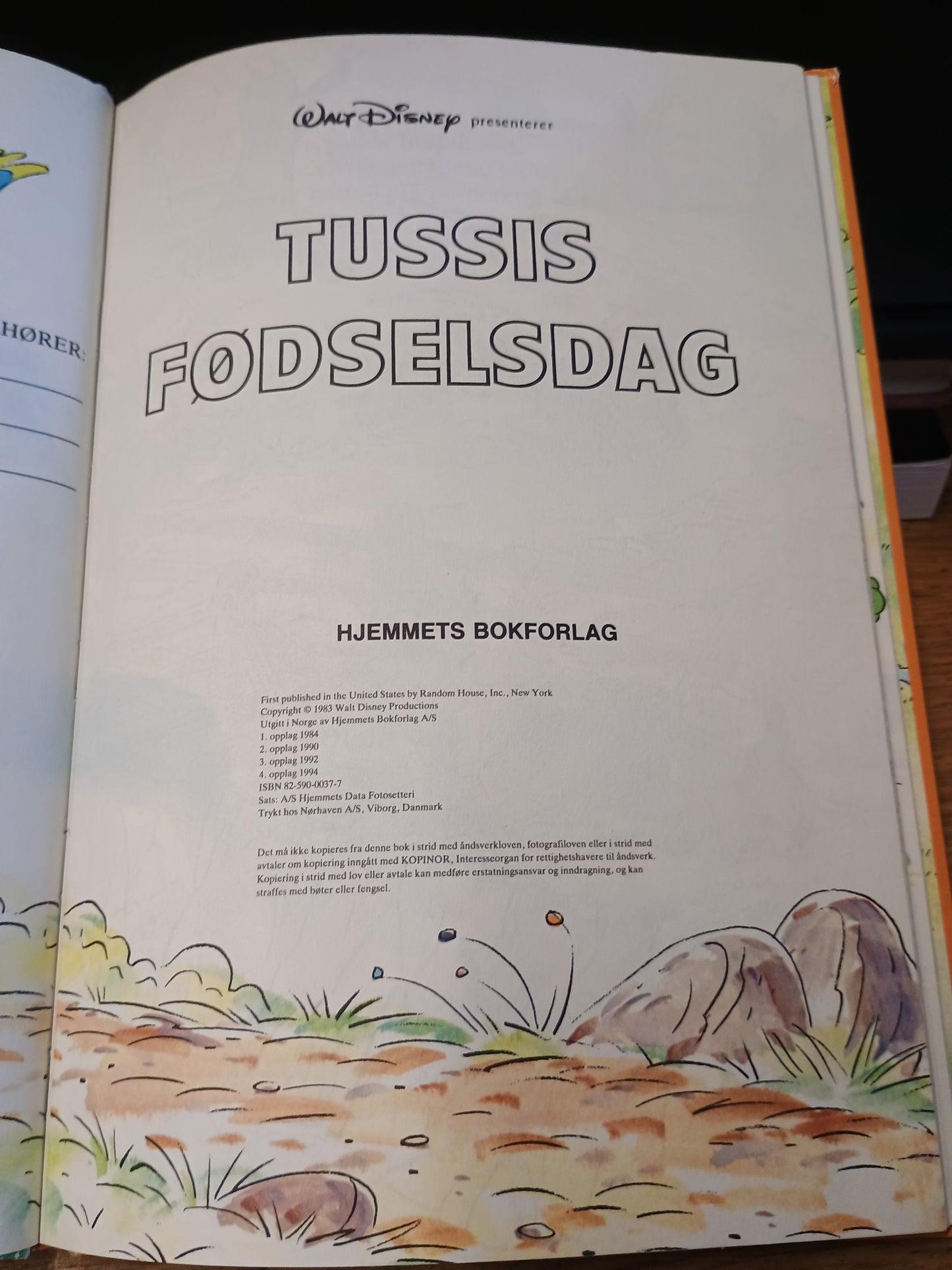 Tussis fødselsdag, Walt Disney