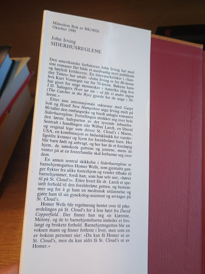 Siderhusreglene, John Irving