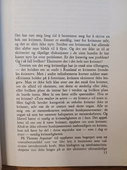 Det annet kjønn, Simone de Beauvoir
