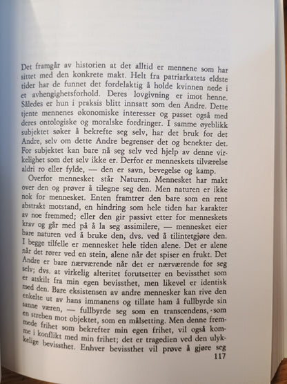 Det annet kjønn, Simone de Beauvoir