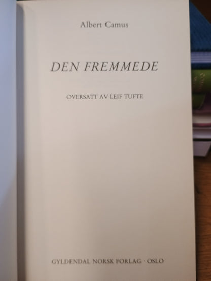 Den fremmede, Albert Camus