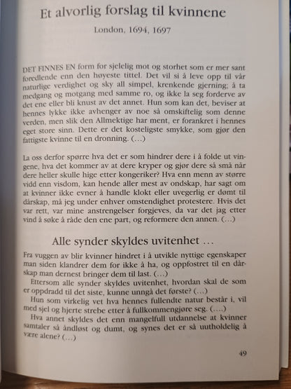 Feminismens klassikere, Anne H. Rønning og Toril Hanssen (red.)
