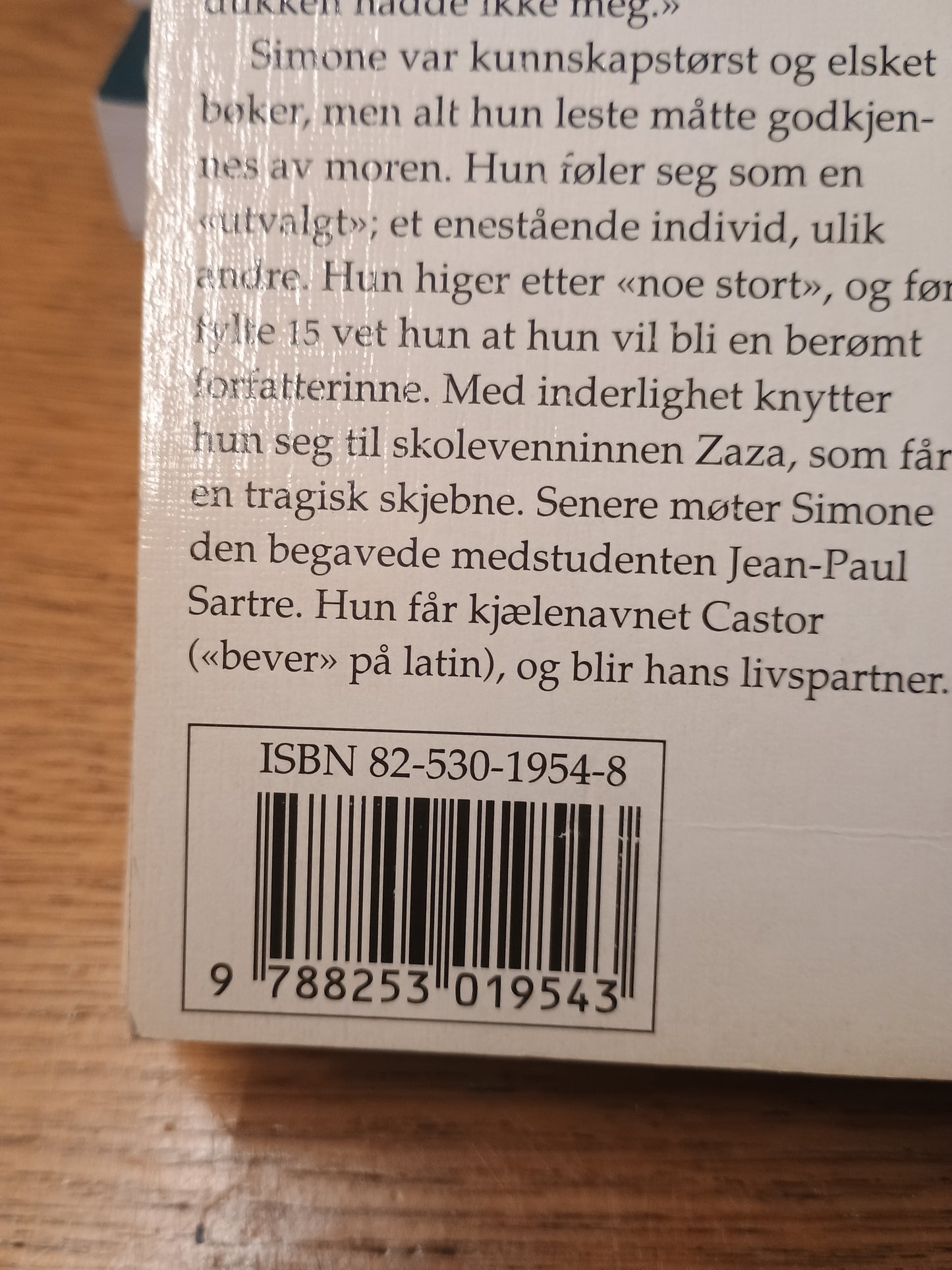 En veloppdragen ung pikes erindringer, Simone de Beauvoir