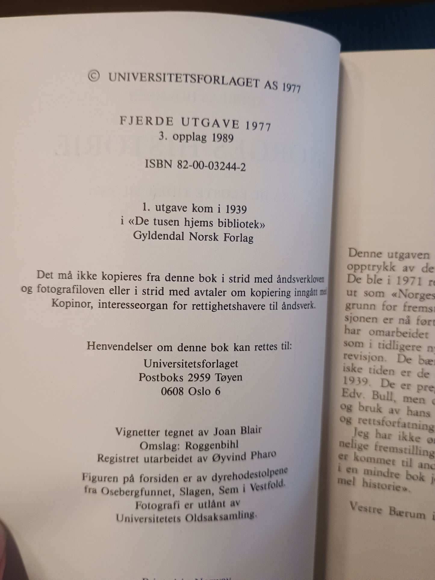 Norges historie, Fra de eldste tider til 1660, Andreas Holmsen