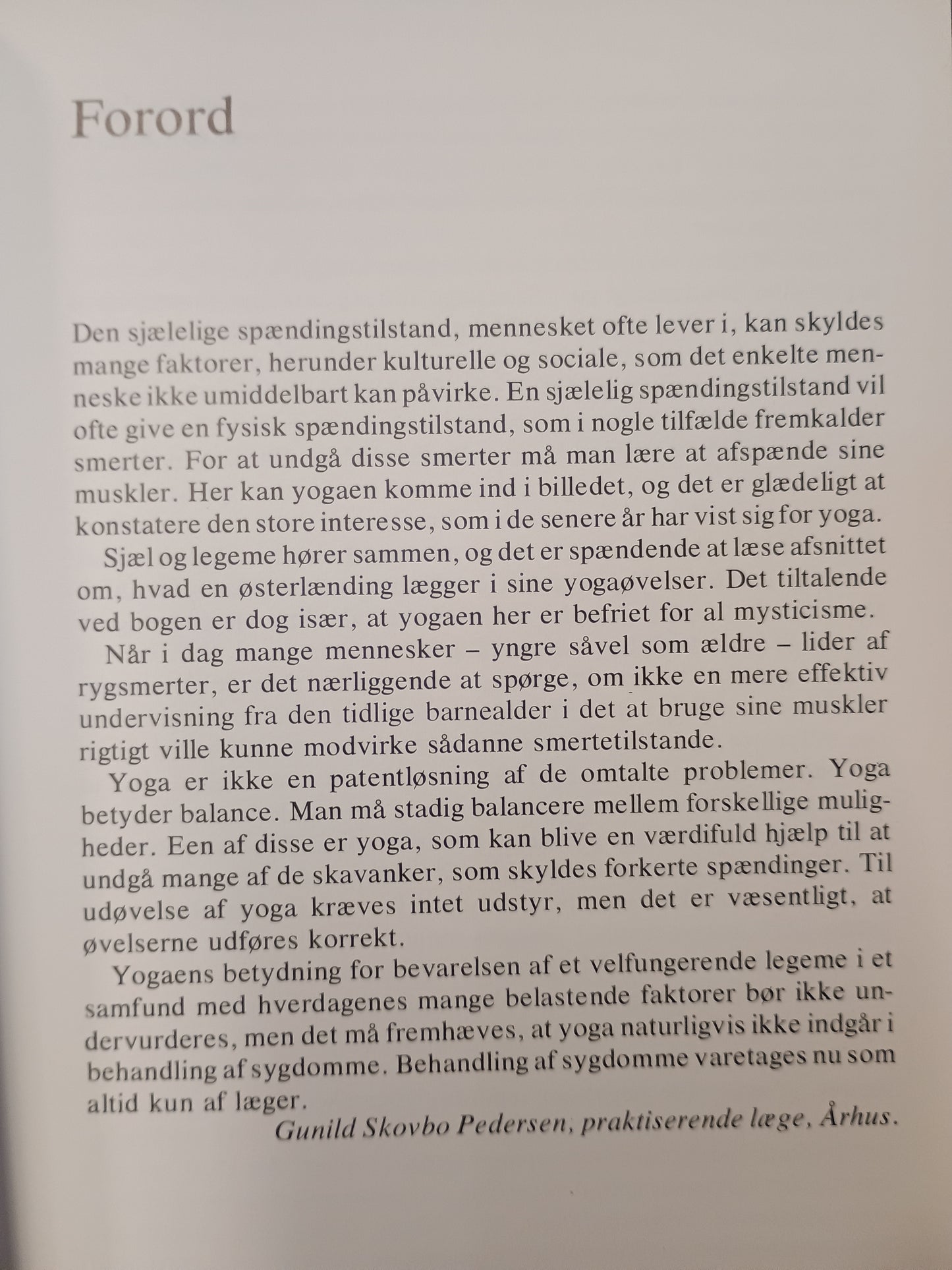 Yoga for begyndere, Vibeke Berg