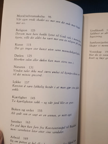 Godt sagt, Visdomsord - Ordspråk