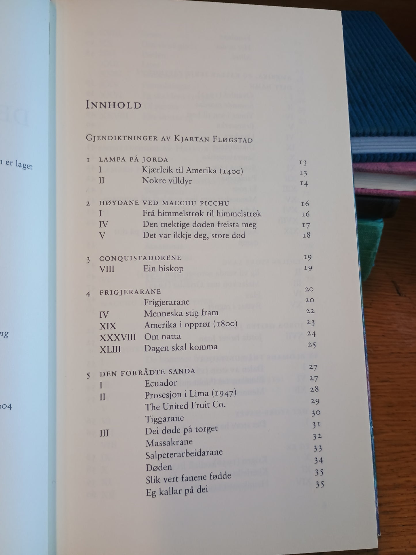 Den store sangen, i utvalg, Pablo Neruda
