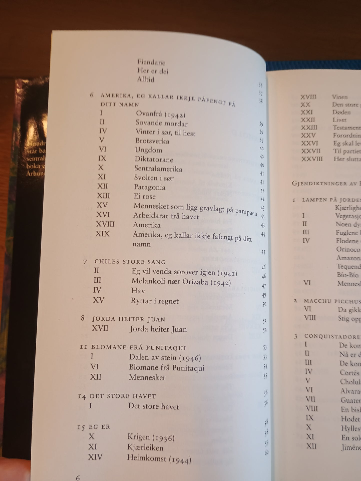 Den store sangen, i utvalg, Pablo Neruda