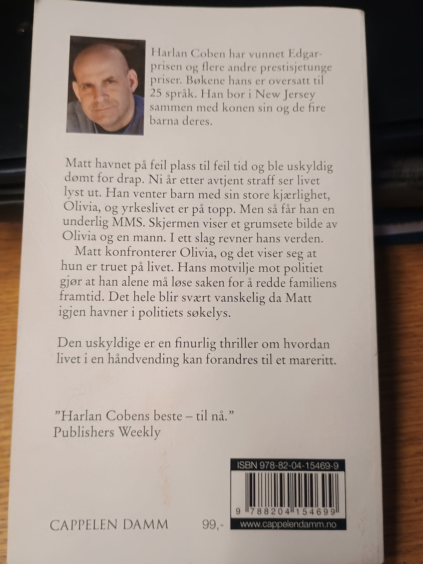 Den uskyldige, Harlan Coben