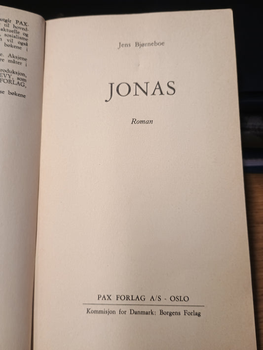 Jonas, Jens Bjørneboe