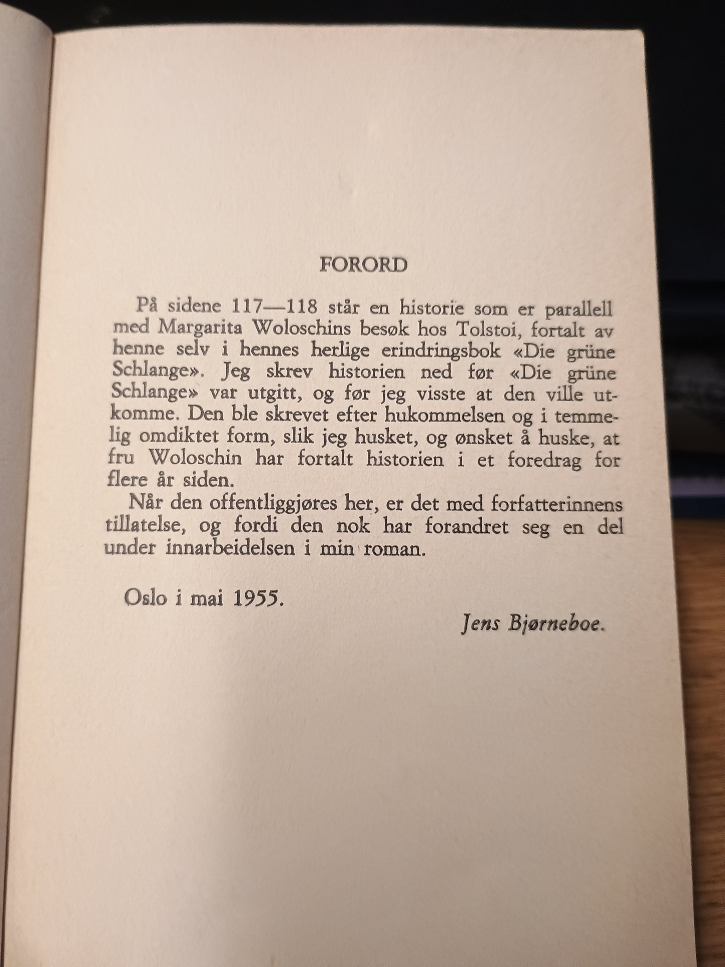 Jonas, Jens Bjørneboe
