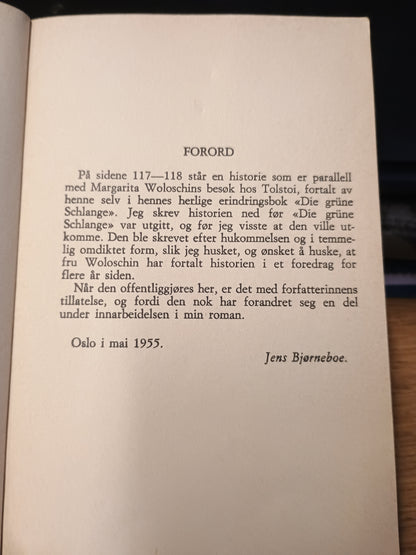 Jonas, Jens Bjørneboe