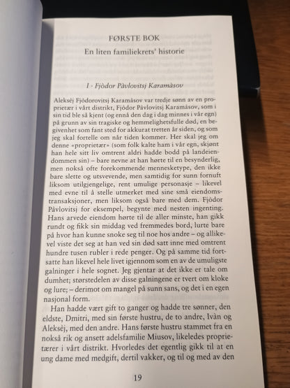 Brødrene Karamásov, bind I, II og III, Fjodor Dostojevskij