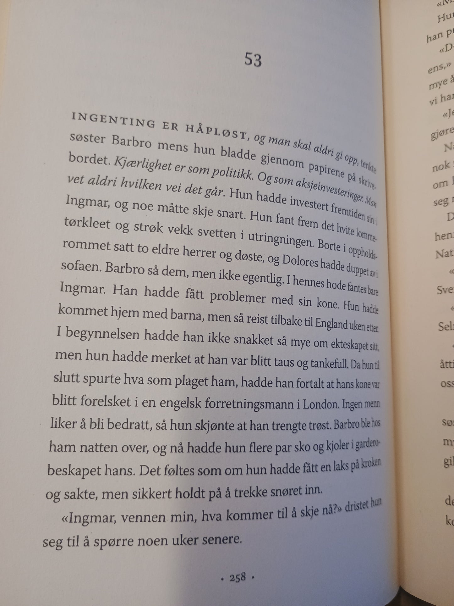 Svindel og multelikør, Catharina Ingelman-Sundberg