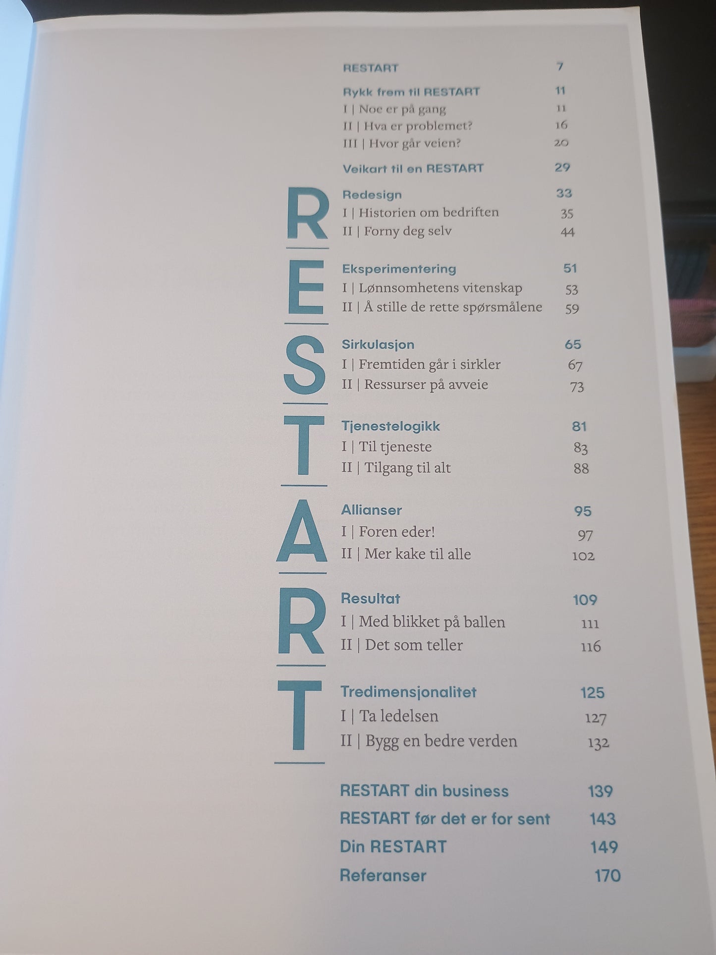 Restart, 7 veier til bærekraftig business, Jørgensen og Pedersen