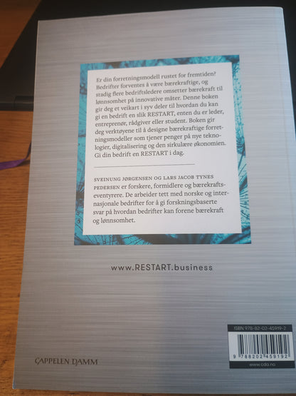 Restart, 7 veier til bærekraftig business, Jørgensen og Pedersen