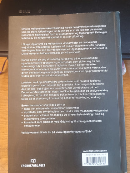 Ledelse i små og mellomstore virksomheter, M. Erichsen, F. Solberg, T. Stiklestad