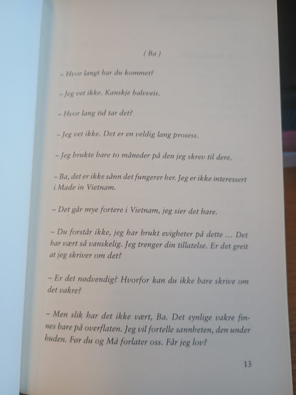Ild tenner vann tunge, Nhu Diep