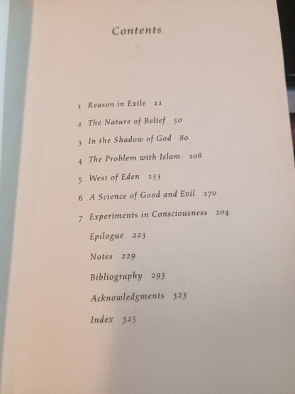 The End of Faith, religion, terror and the future of reason, Sam Harris