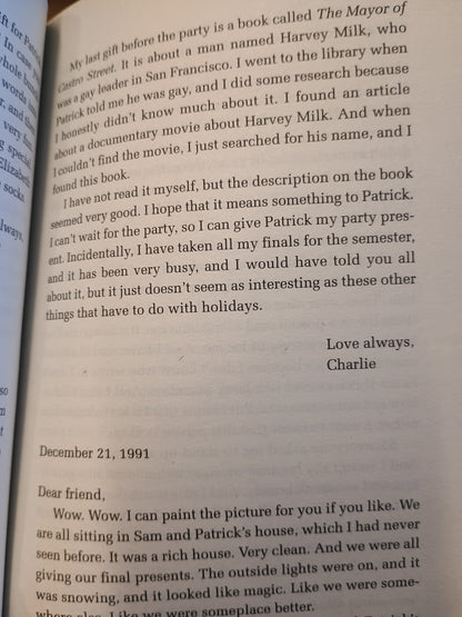The perks of being a wallflower, Stephen Chbosky