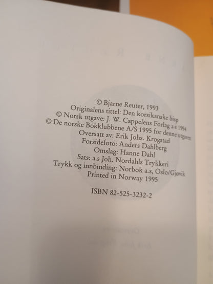 Den korsikanske biskopen, Bjarne Reuter