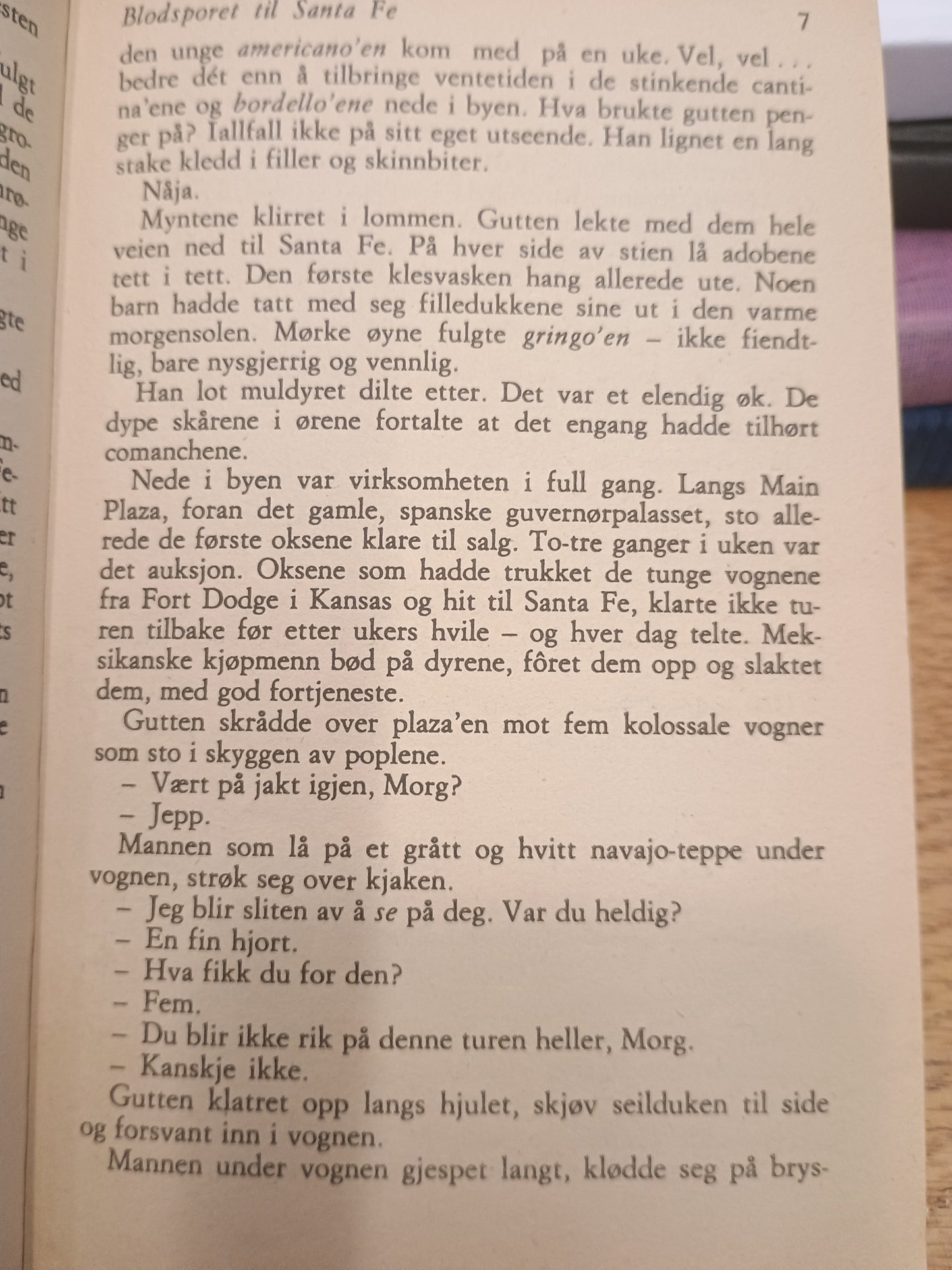Morgan Kane, Blodsporet til Santa Fe, Louis Masterson