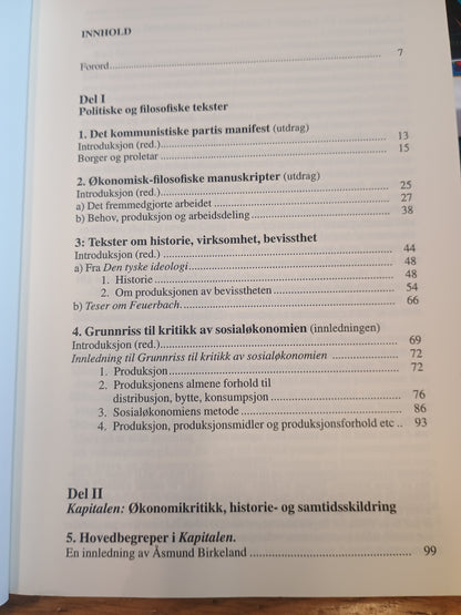 Karl Marx, Arbeid - Kapital - Fremmedgjøring