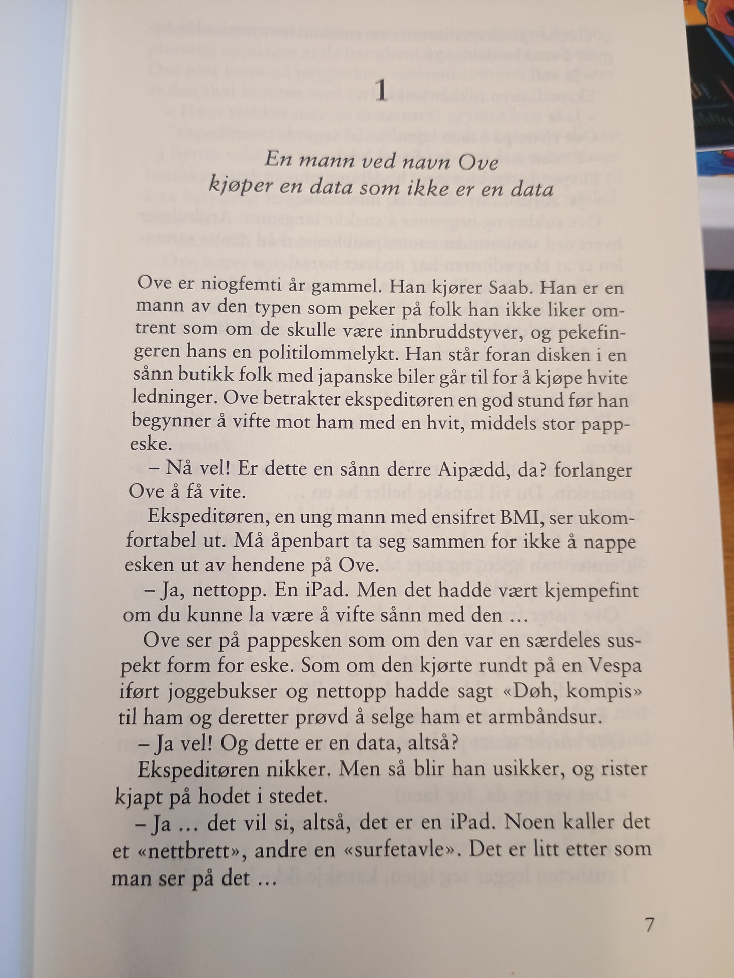 En mann ved navn Ove, Fredrik Backman