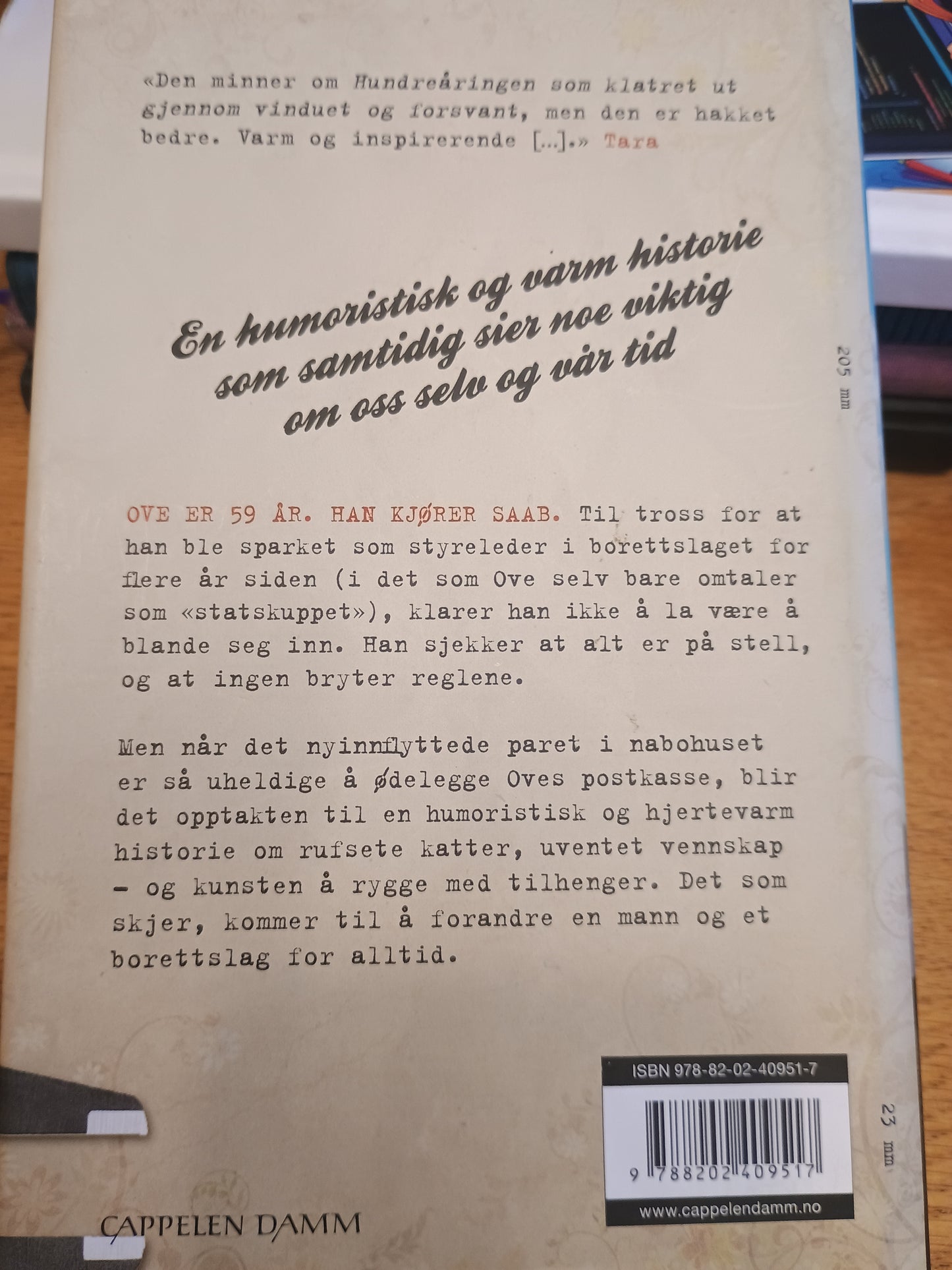 En mann ved navn Ove, Fredrik Backman