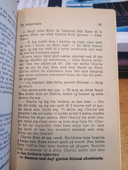 Morgan Kane, To desperados, Louis Masterson