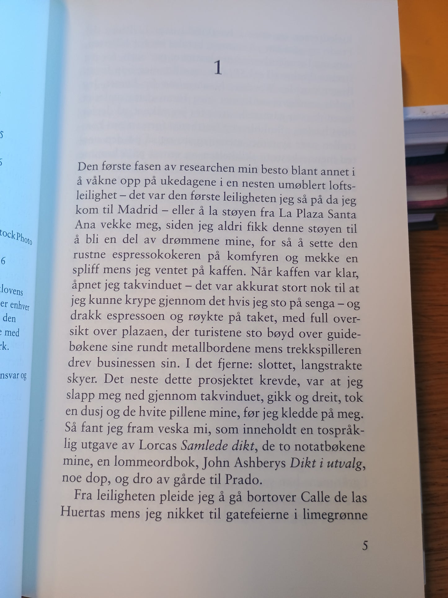 På vei fra Atocha stasjon, Ben Lerner
