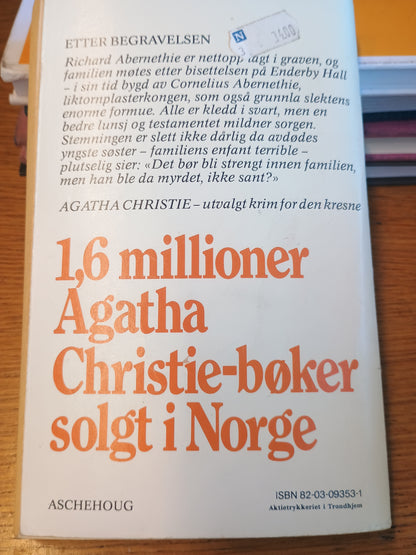 Etter begravelsen, Agatha Christie