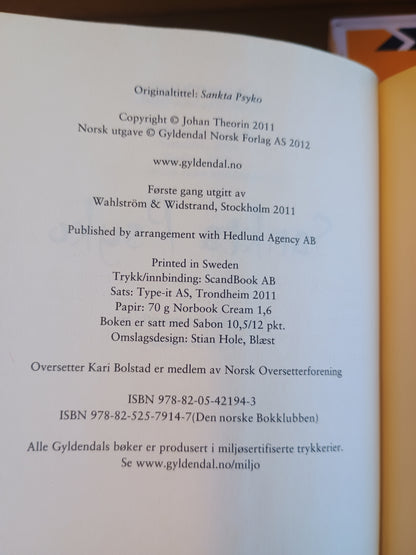 Sankta Psyko, Johan Theorin