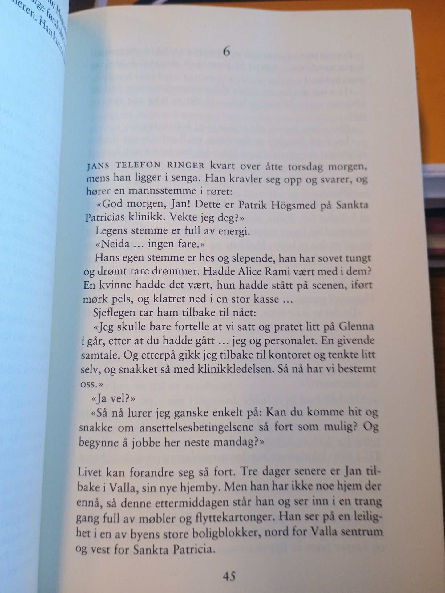 Sankta Psyko, Johan Theorin