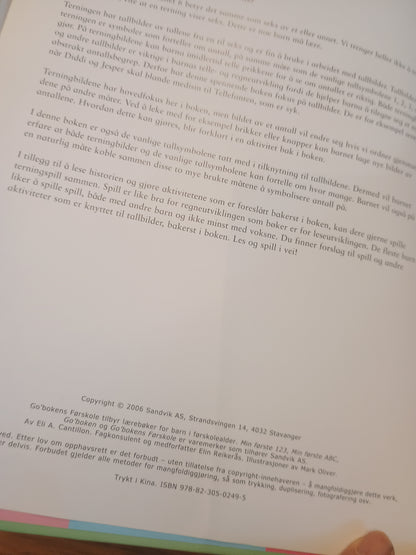6 boken min, En bok om seks og tallbilder