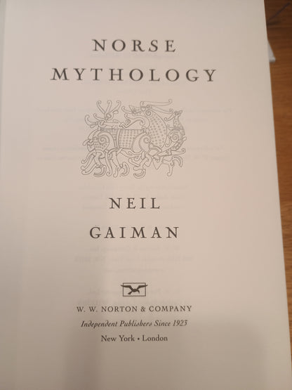 Norse Mythology, Neil Gaiman
