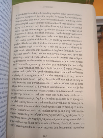 Forsvunnet, Daniel Mendelsohn