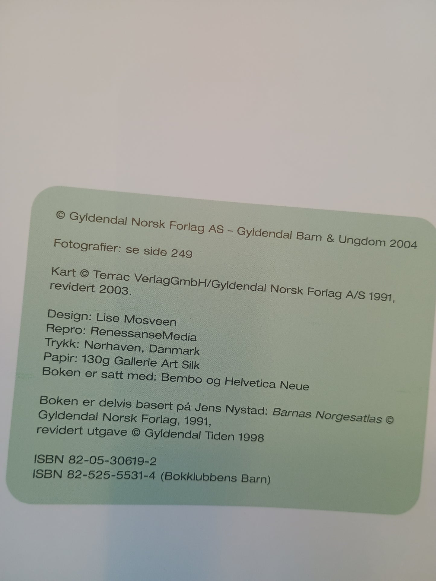 Den store boken om Norge, Jens Fredrik Nystad