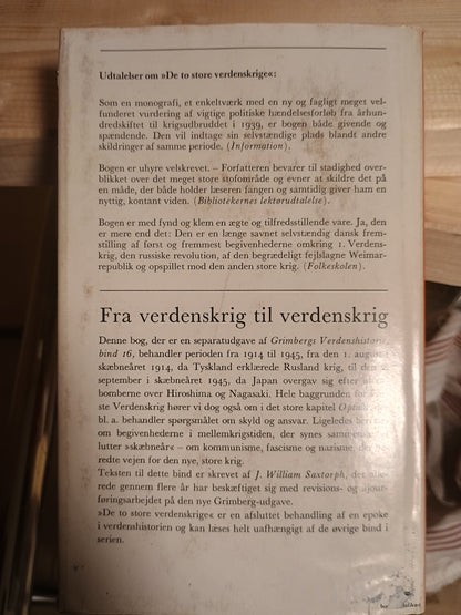 De to store verdenskrige, J. William Saxtorph