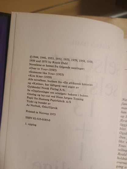 Selsomt selskap, Roald Dahl