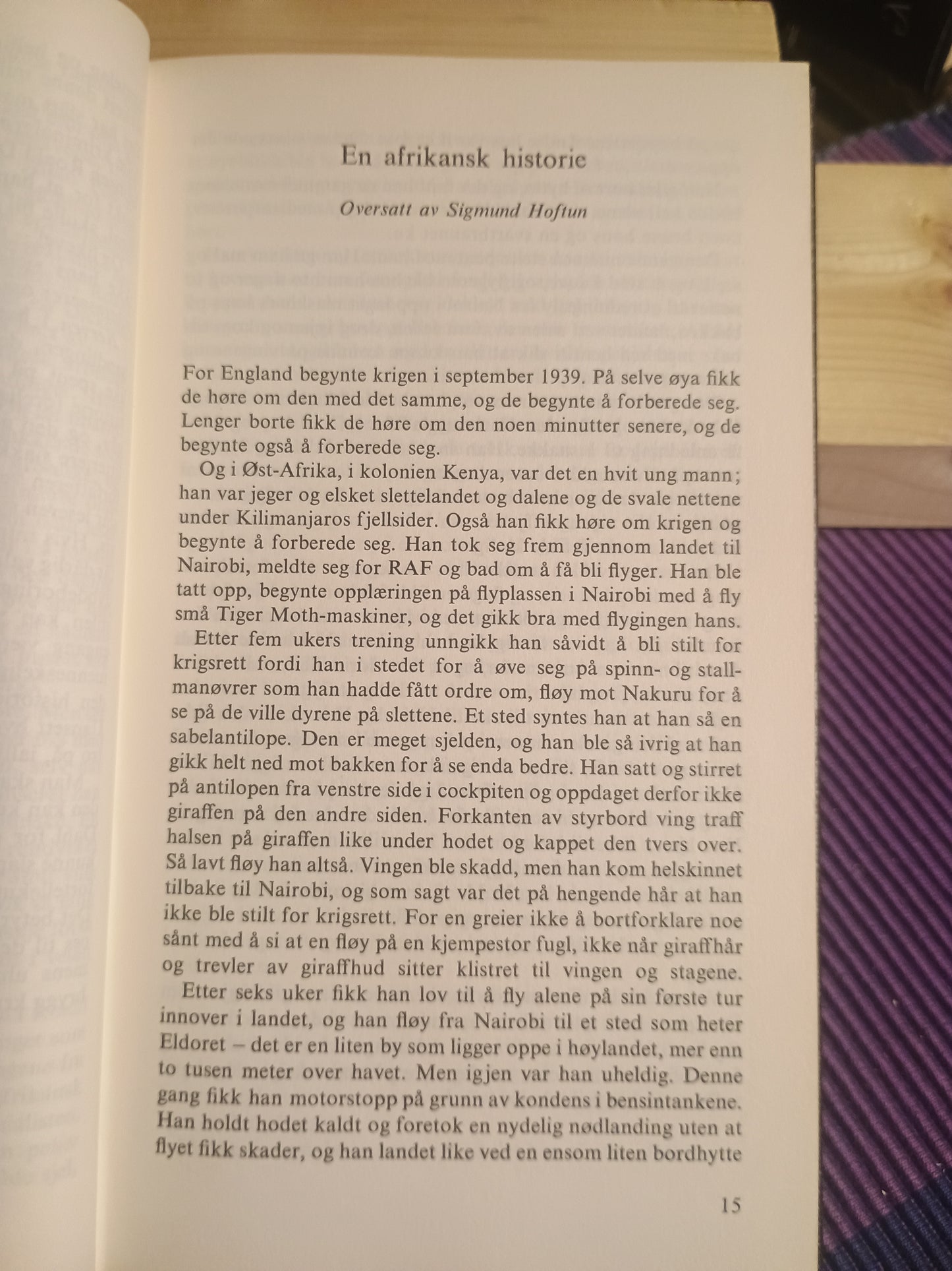 Selsomt selskap, Roald Dahl