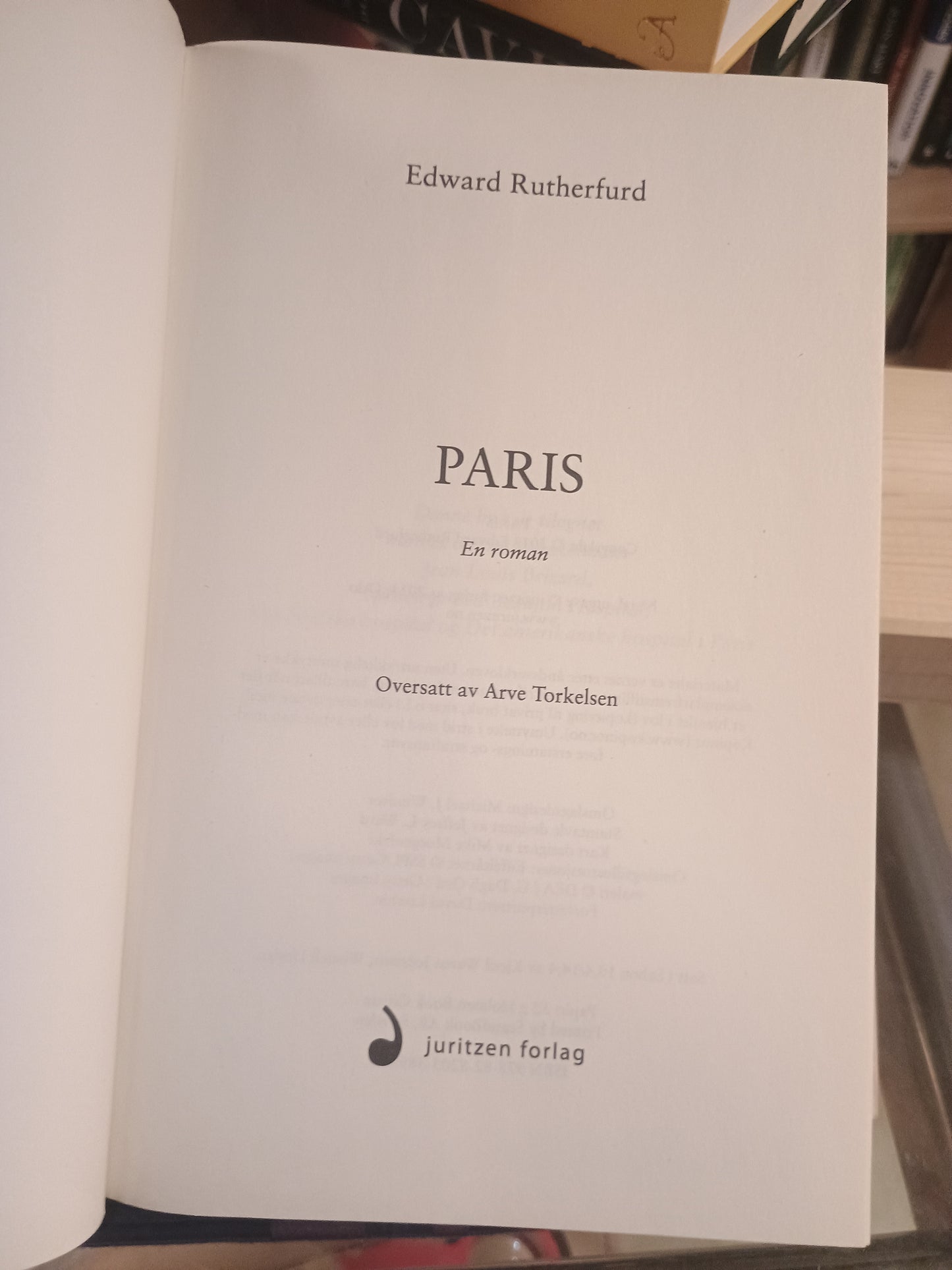 Paris, Edward Rutherfurd