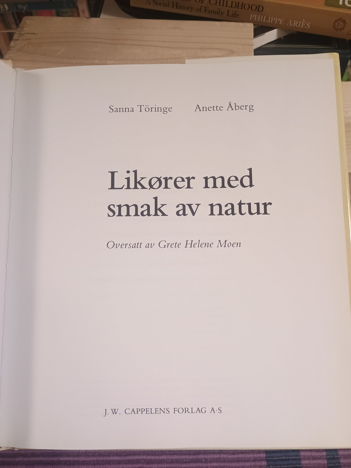 Likører, med smak av natur, Sanna Töringe og Anette Åberg